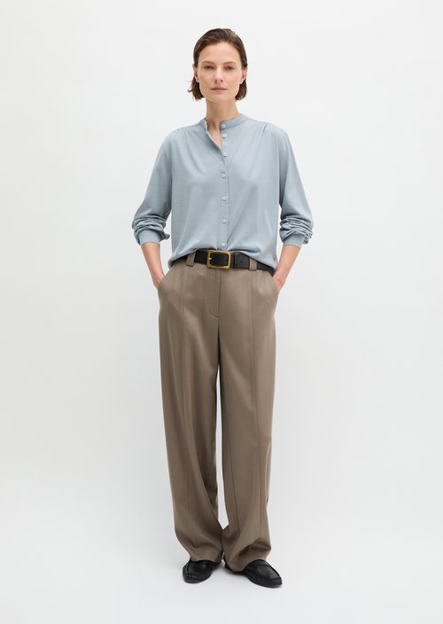 Jersey blouse loose — Grey Horizon
