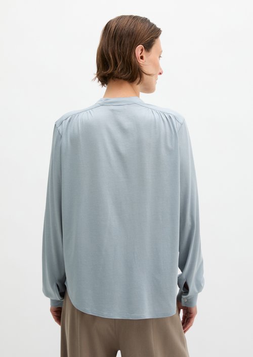 Jersey blouse loose — Grey Horizon