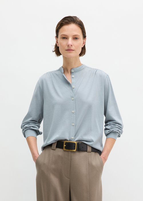 Jersey blouse loose — Grey Horizon