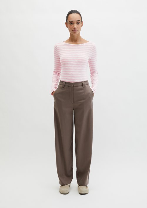 Striped longsleeve regular — Light Purple