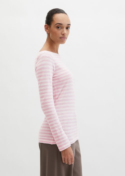 Striped longsleeve regular — Light Purple