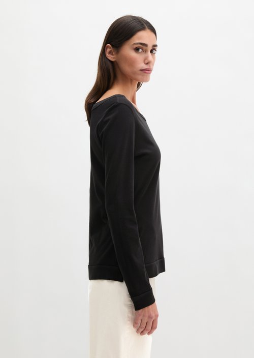 Longsleeve regular — Black