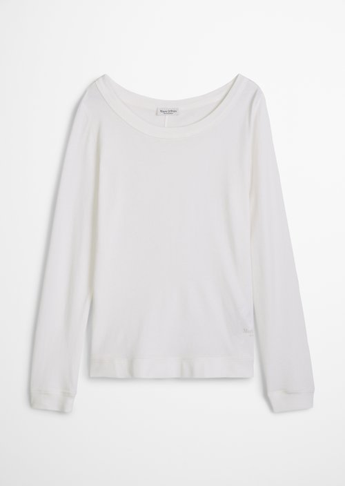 Longsleeve regular — Grey White