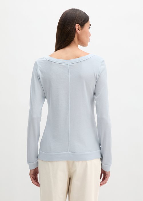 Longsleeve regular — Airy Blue