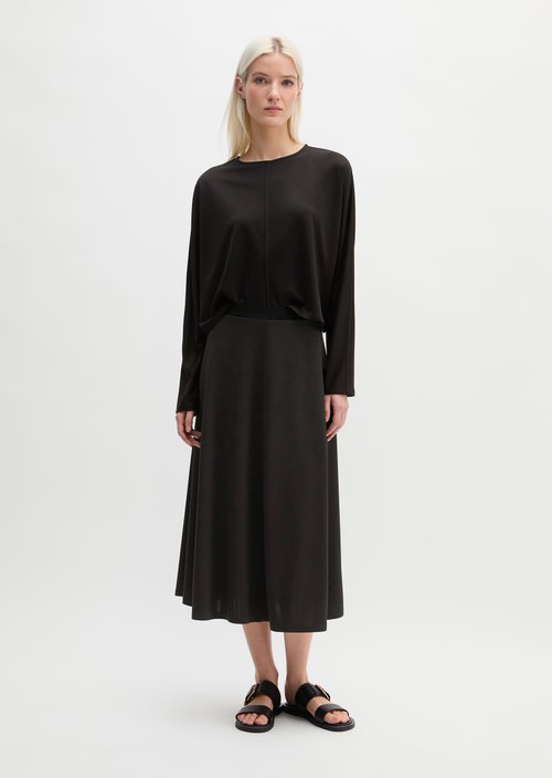 Cropped longsleeve — Black