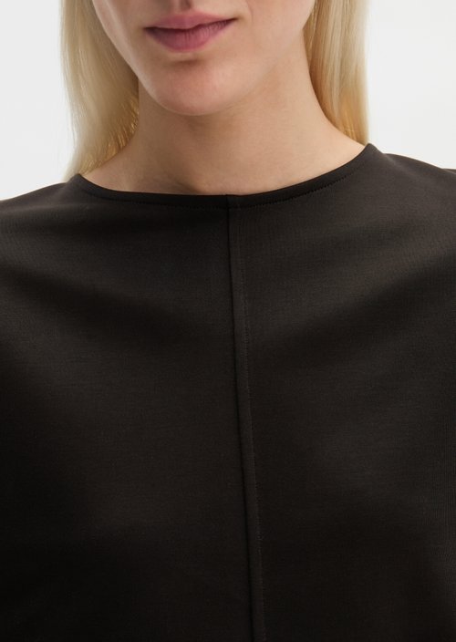 Cropped longsleeve — Black