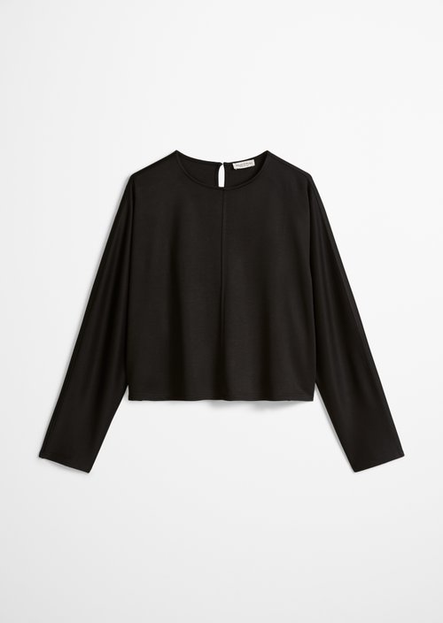 Cropped longsleeve — Black