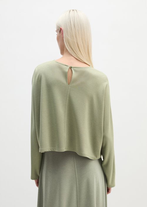 Cropped longsleeve — Fresh Sage
