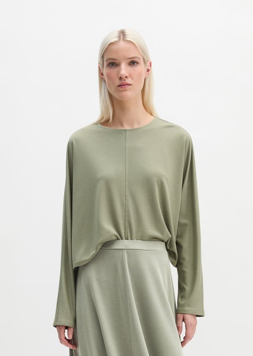 Cropped longsleeve — Fresh Sage