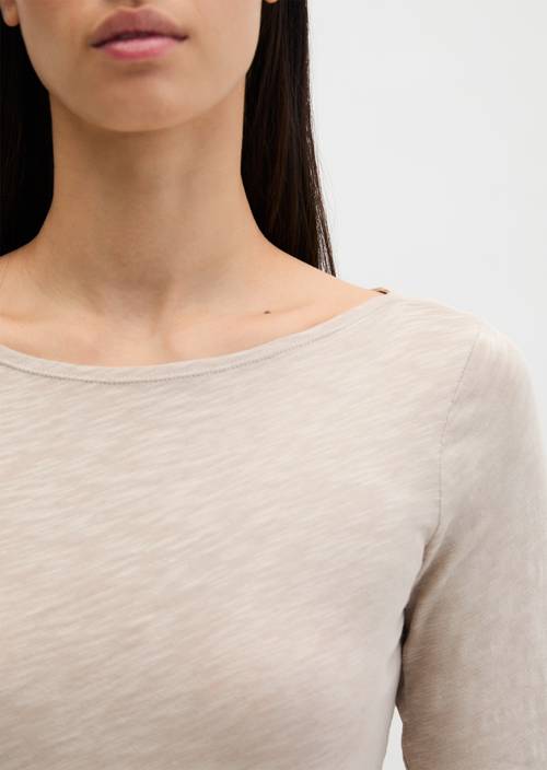 DfC U-Boot manica lunga regular Linen Beige in vista dettagliata