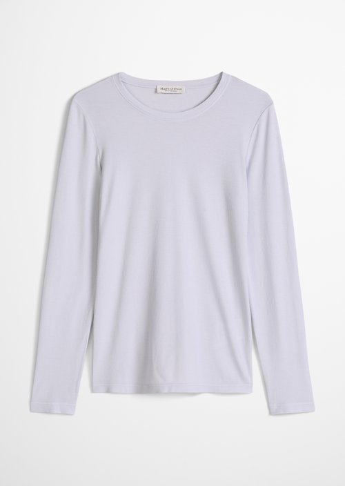 Longsleeve slim garment-dyed — Airy Blue