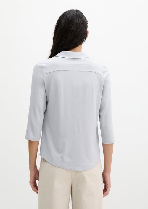 Regular jersey blouse — Grey Horizon