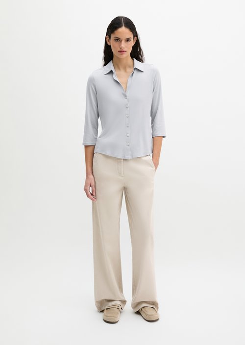 Regular jersey blouse — Grey Horizon