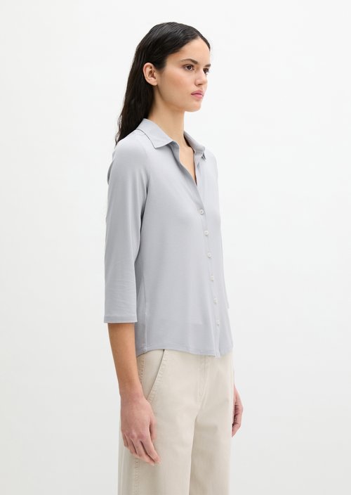 Regular jersey blouse — Grey Horizon