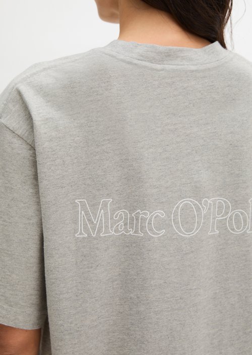 Logo T-shirt regular — Pure Grey Melange