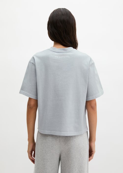 Logo T-shirt regular — Grey Horizon