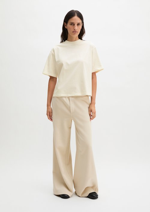Logo T-shirt regular — White Cotton
