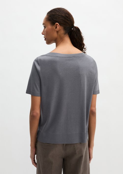 Luxury T-Shirt regular — Blue Graphite
