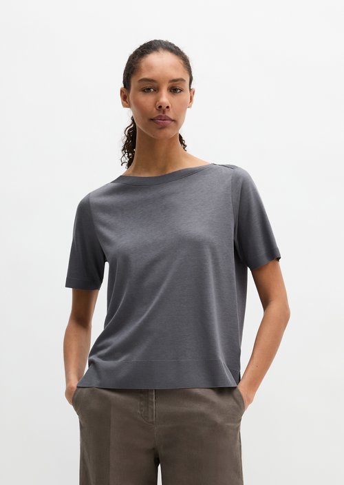 Luxury T-Shirt regular — Blue Graphite