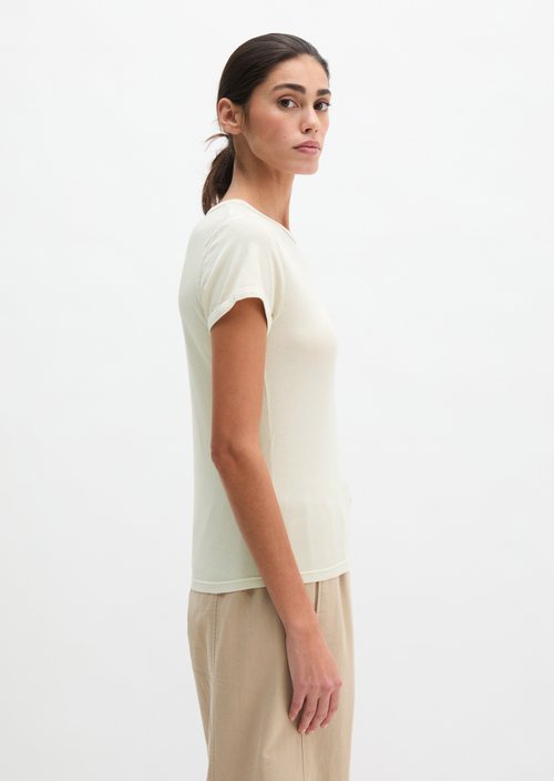 T-shirt slim — Grey Silk