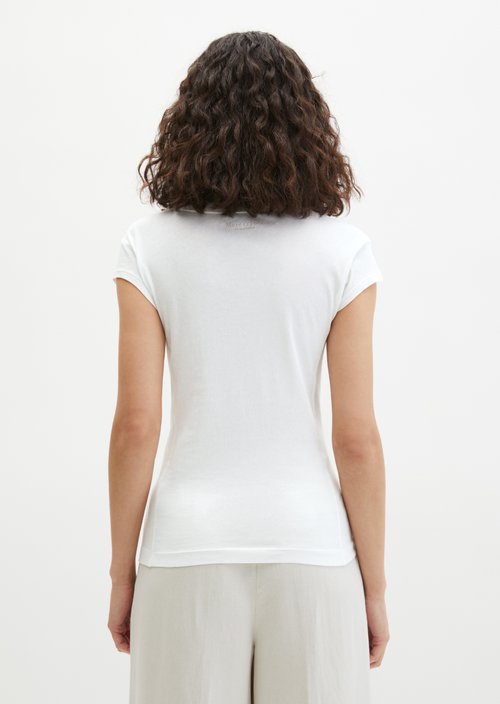 T-shirt slim — Grey White