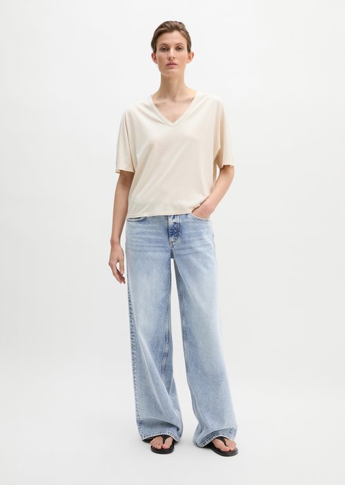 T-shirt loose — Grey Silk