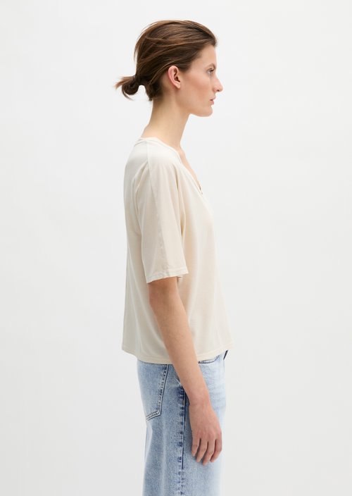 T-shirt loose — Grey Silk