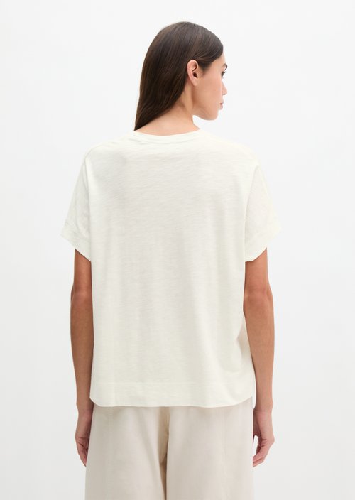 T-shirt loose — Grey White