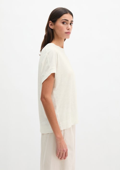 T-shirt loose — Grey White