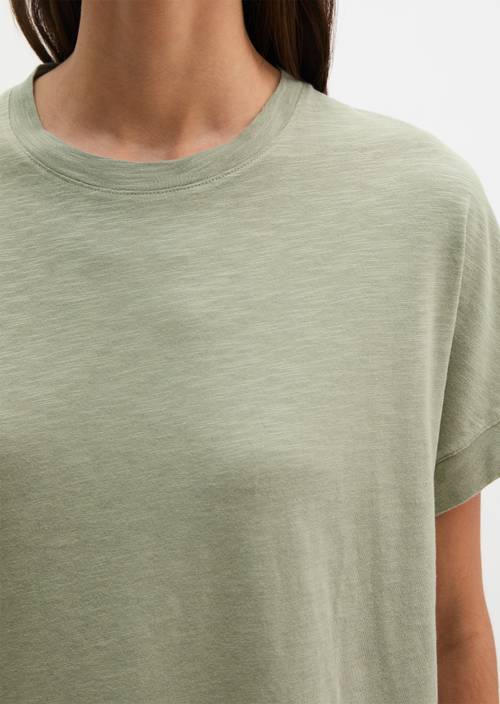 Volné tričko Fresh Sage v detailním pohledu