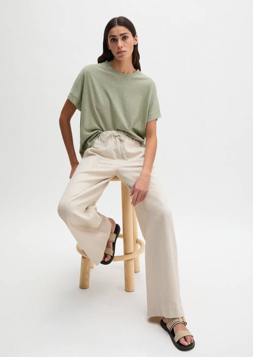 Volné tričko Fresh Sage v předním pohledu