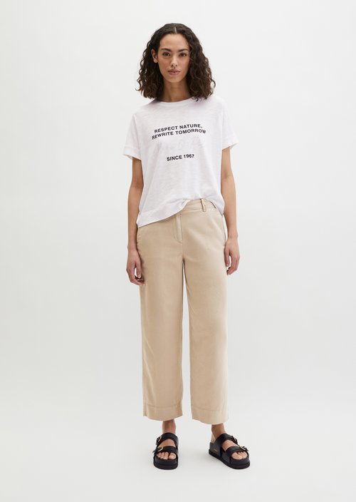 T-shirt loose — White