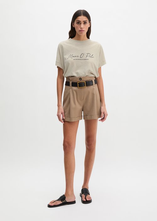 T-shirt loose — Grey Silk