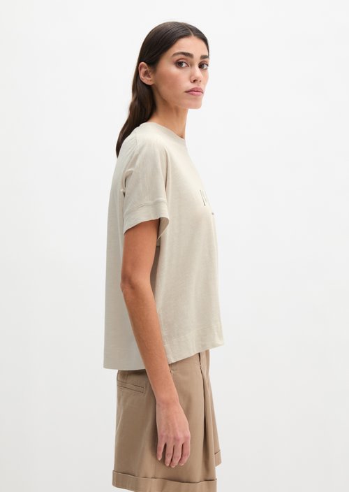 T-shirt loose — Grey Silk