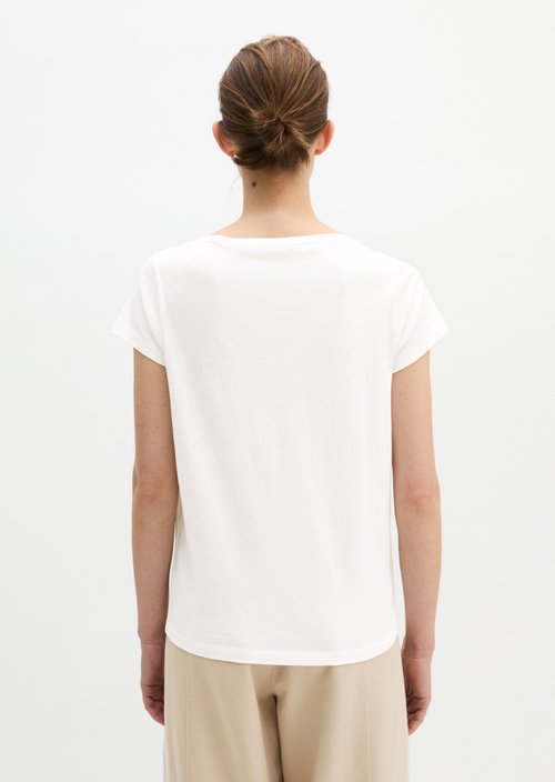 Print T-shirt regular — White