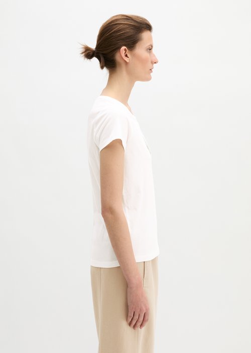 Print T-shirt regular — White