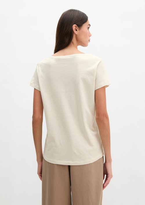 Print T-shirt regular — Grey Silk