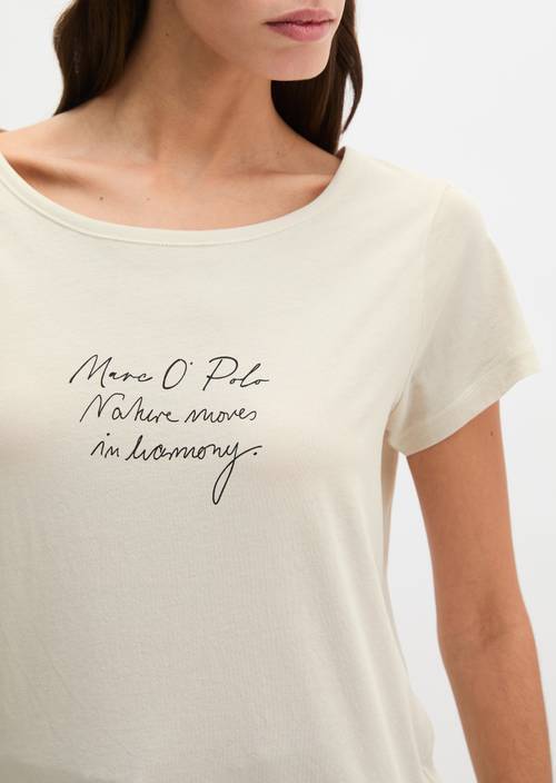 Tričko s potiskem regular Grey Silk v detailním pohledu