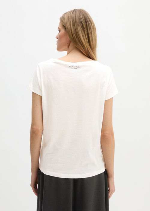 Print T-shirt regular — Light Beige