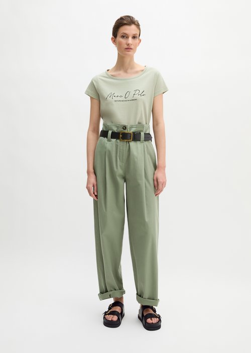 Print T-shirt regular — Calm Sage