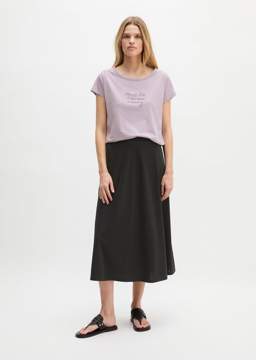 Print T-shirt regular — Dusty Lavender