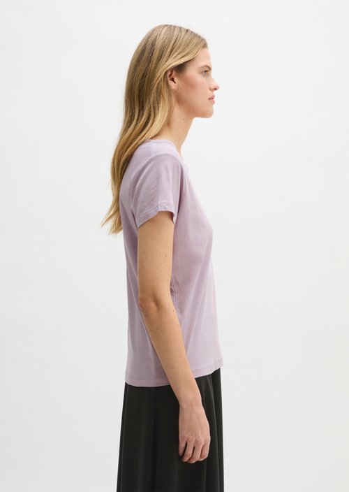 Print T-shirt regular — Dusty Lavender