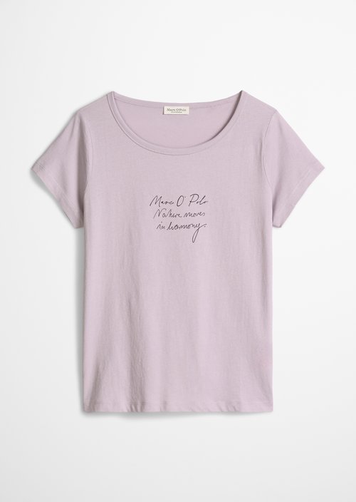 Print T-shirt regular — Dusty Lavender