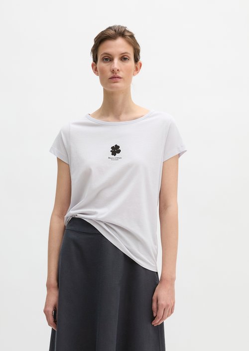 Print T-shirt regular — Airy Blue