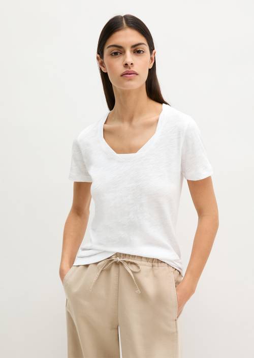 Maglia-T-Shirt DfC regolare White in vista frontale