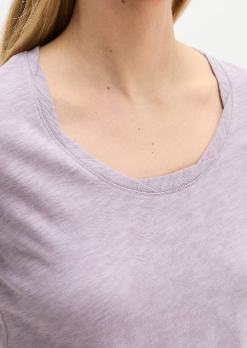 Maglia-T-Shirt DfC regolare Dusty Lavender in vista dettagliata