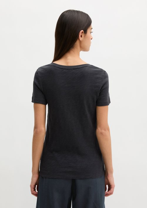 DfC V-Neck-T-Shirt regular — Deep Night Blue