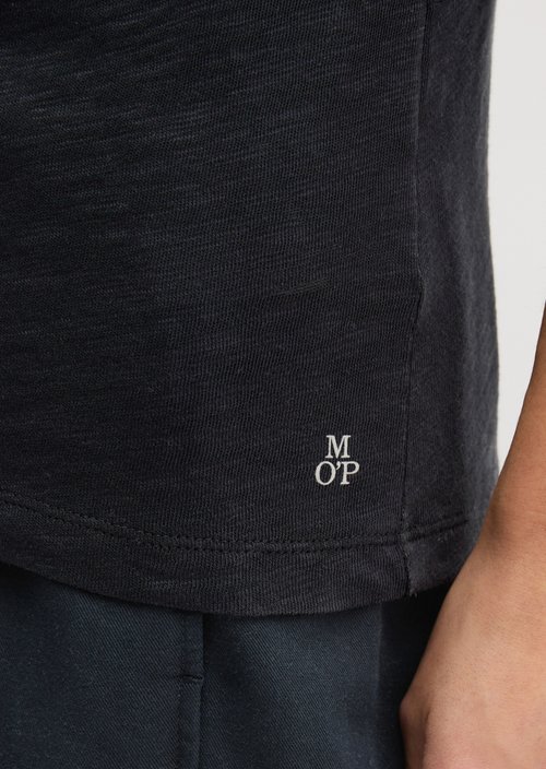DfC V-Neck-T-Shirt regular — Deep Night Blue