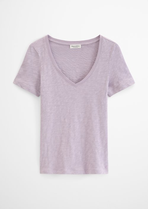 DfC V-Neck-T-Shirt regular — Dusty Lavender