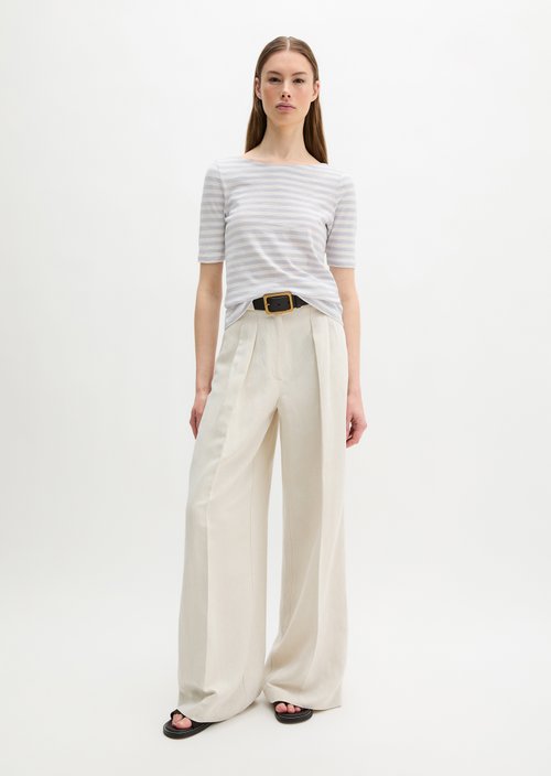 Regular striped T-shirt — Light Blue
